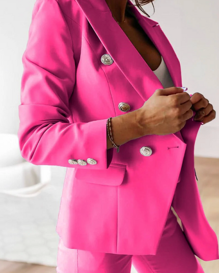 Esmee & Charlotte | Elegant 2 piece set Dark pink