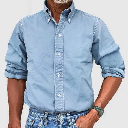 Adam | Long-Sleeved Shirt Pale Blue
