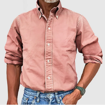 Adam | Long-Sleeved Shirt Pink