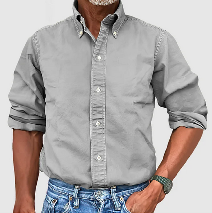 Adam | Long-Sleeved Shirt Gray
