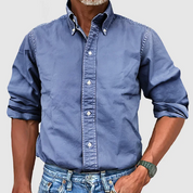 Adam | Long-Sleeved Shirt Blue
