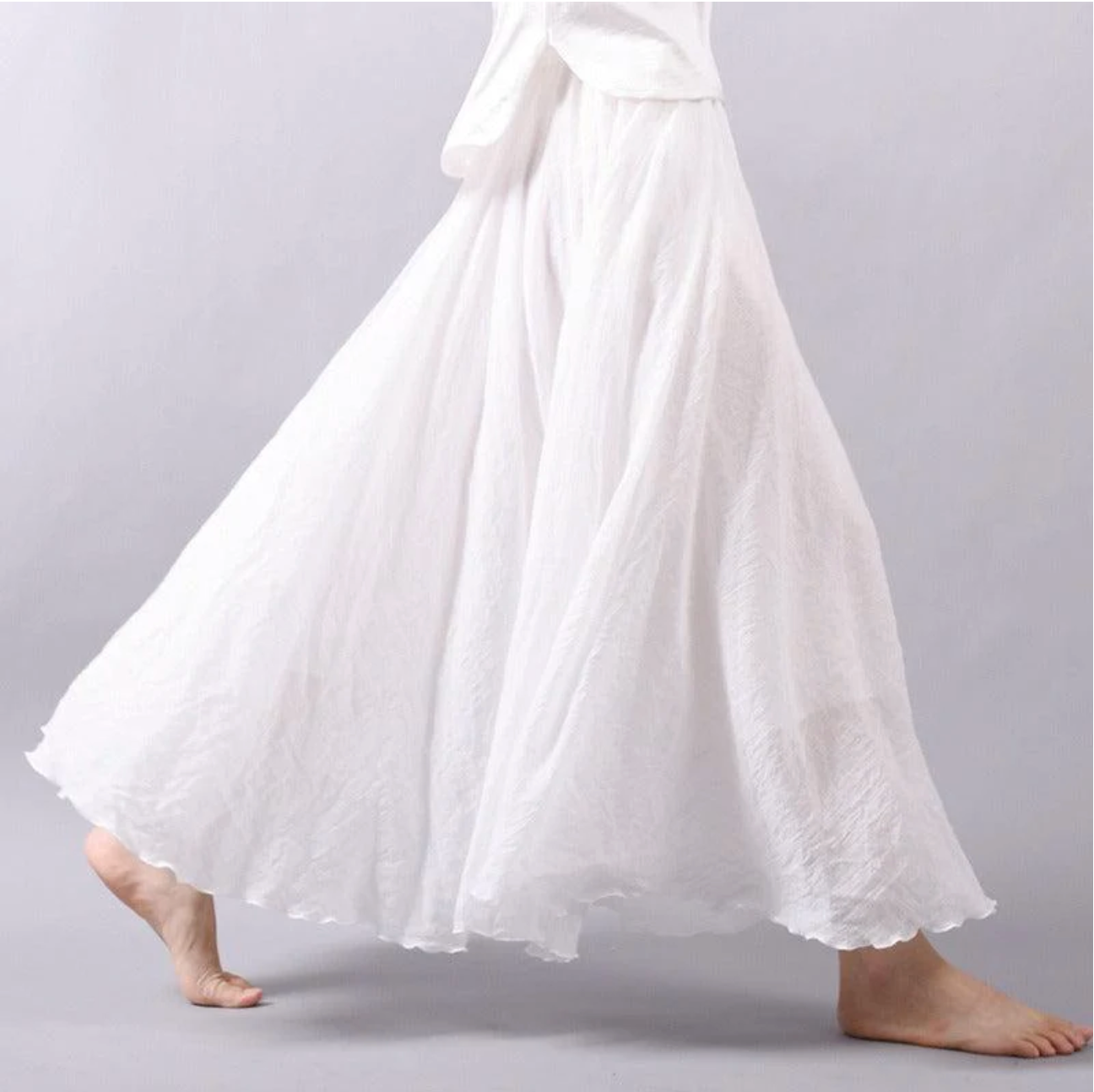 Eclectic Aura Skirt White