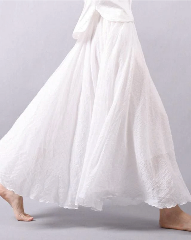 Eclectic Aura Skirt White