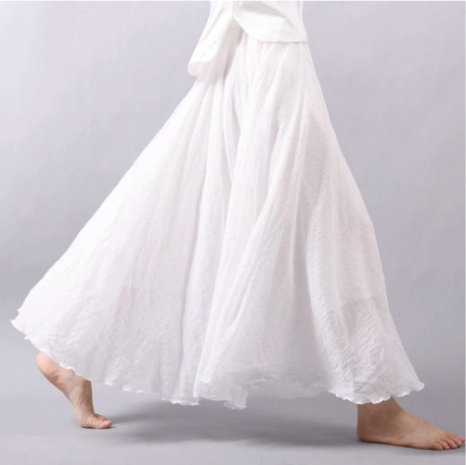 Eclectic Aura Skirt White