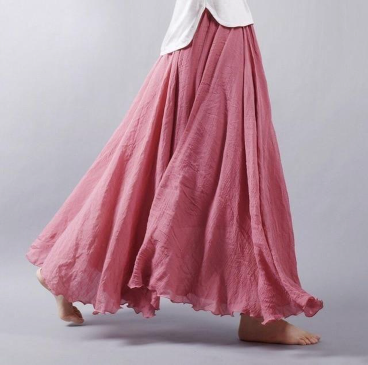 Eclectic Aura Skirt Dark Pink