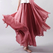 Eclectic Aura Skirt Old Pink