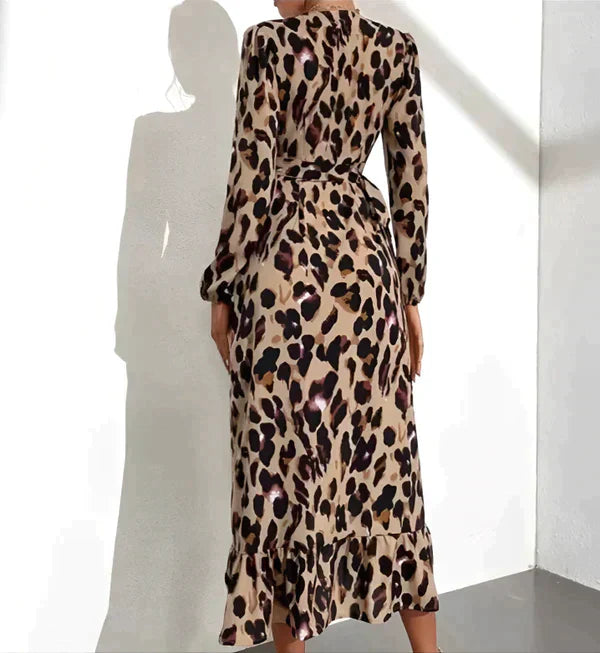 Quinn | Luxe Leopard Dress - OKOHOKO™ FASHION