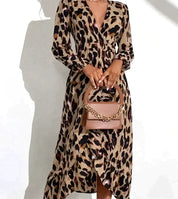 Quinn | Luxe Leopard Dress - OKOHOKO™ FASHION