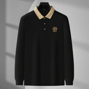 Classic Knit Polo Shirt for Men Shirts
