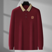Classic Knit Polo Shirt for Men Shirts