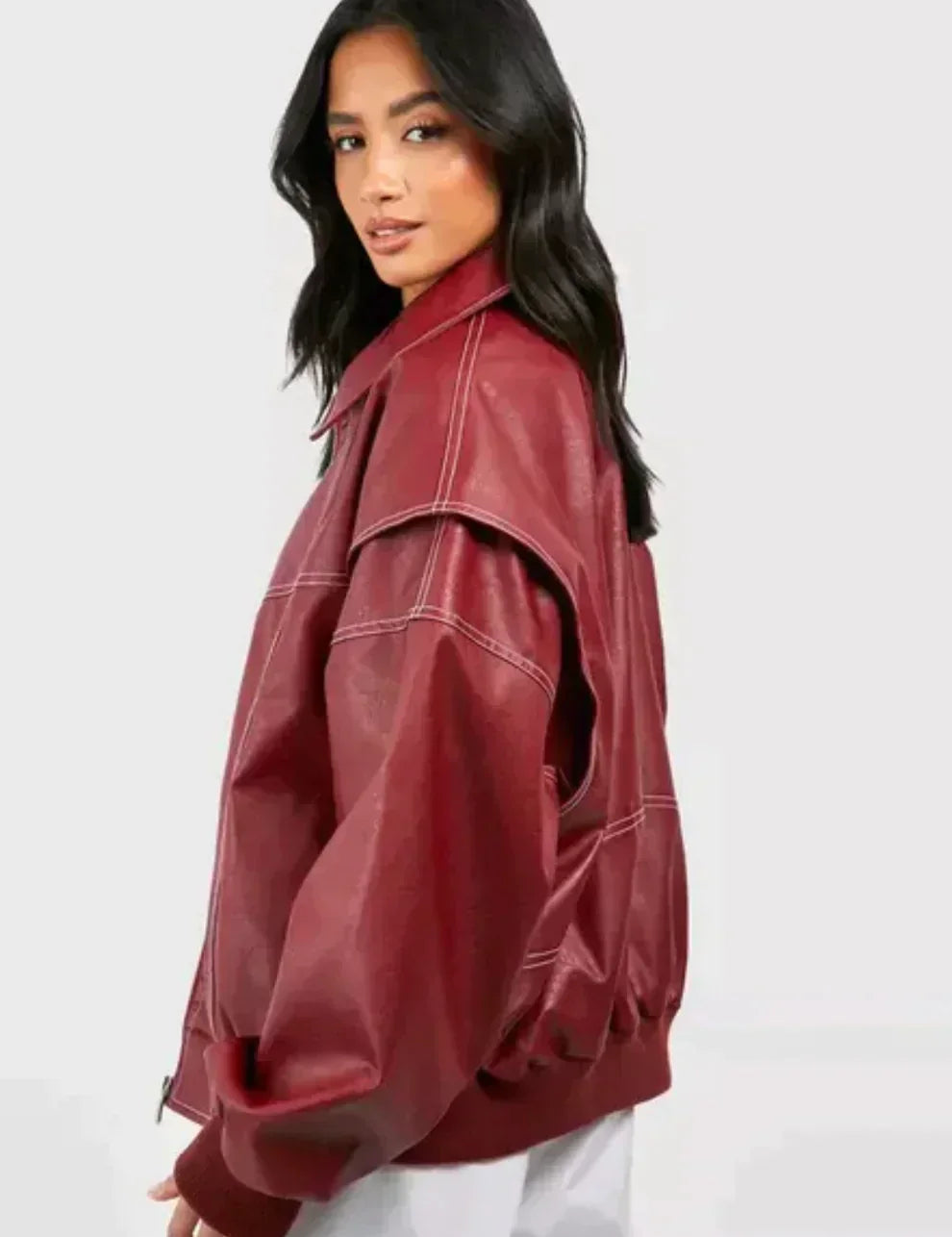 Women's Oversize leather jacket Jacket