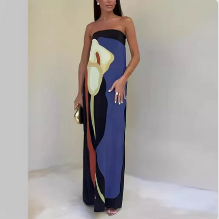 Veneta™ - Elegance Dress Blue Dresses