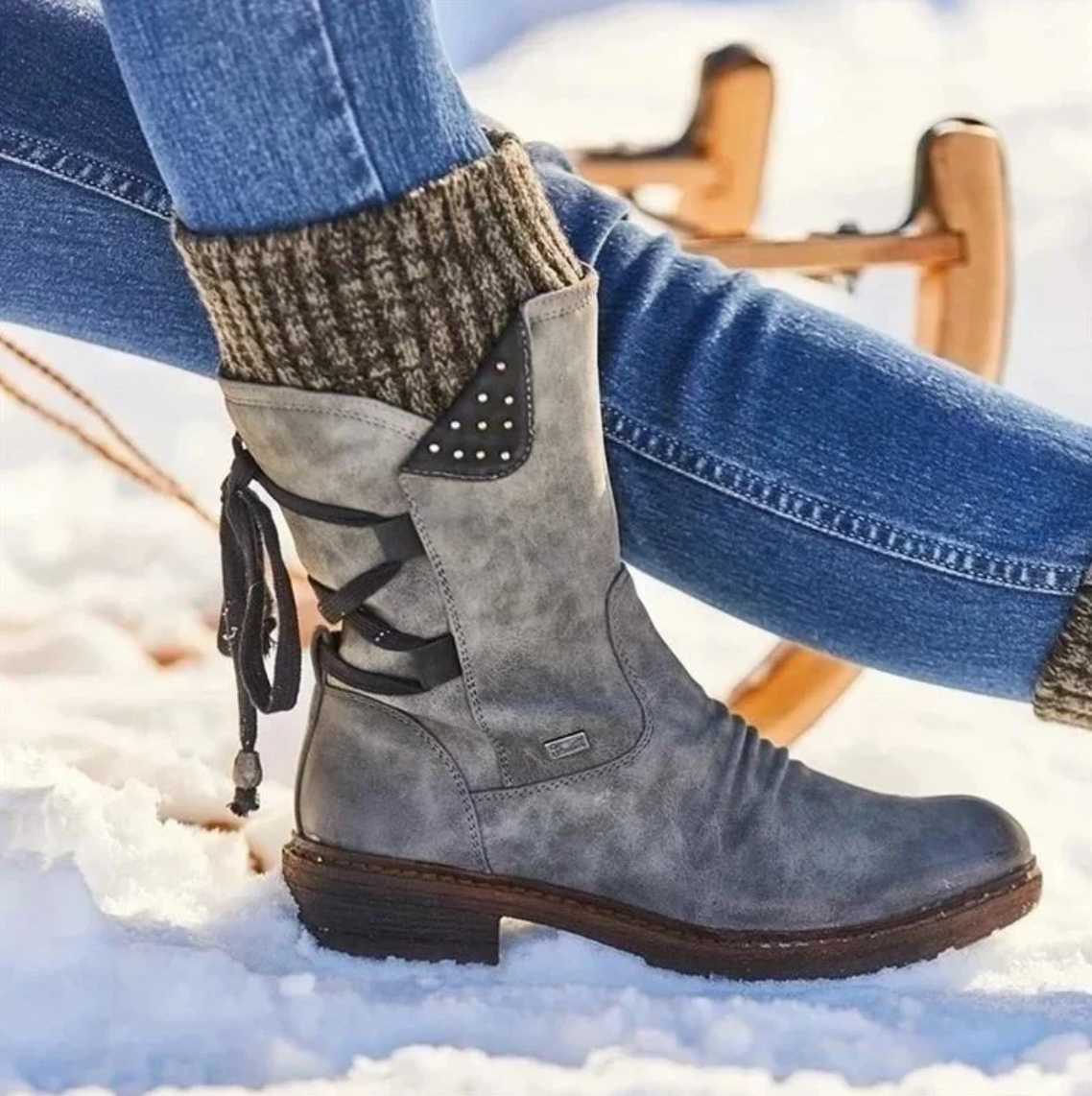 Julia | Wool Boots With Orthopedic Boots