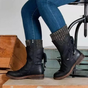 Julia | Wool Boots With Orthopedic Black Boots
