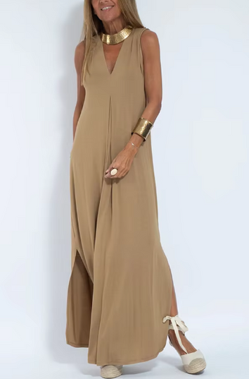 Helen™ | Elegant Sleeveless Dress Dresses