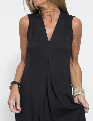 Helen™ | Elegant Sleeveless Dress Black Dresses