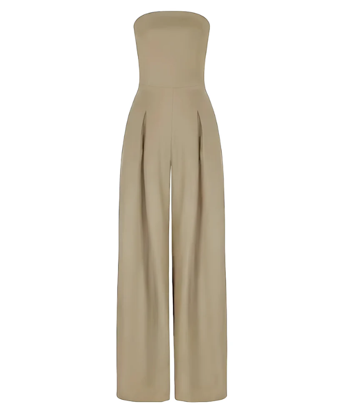 Anaya™ | Casual Tube Top & Wide-Leg Pants Jumpsuit