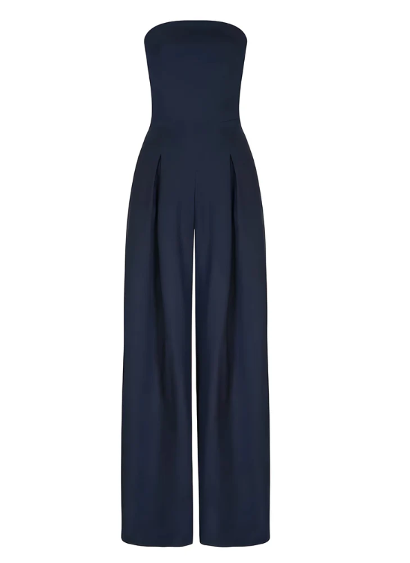 Anaya™ | Casual Tube Top & Wide-Leg Pants Jumpsuit