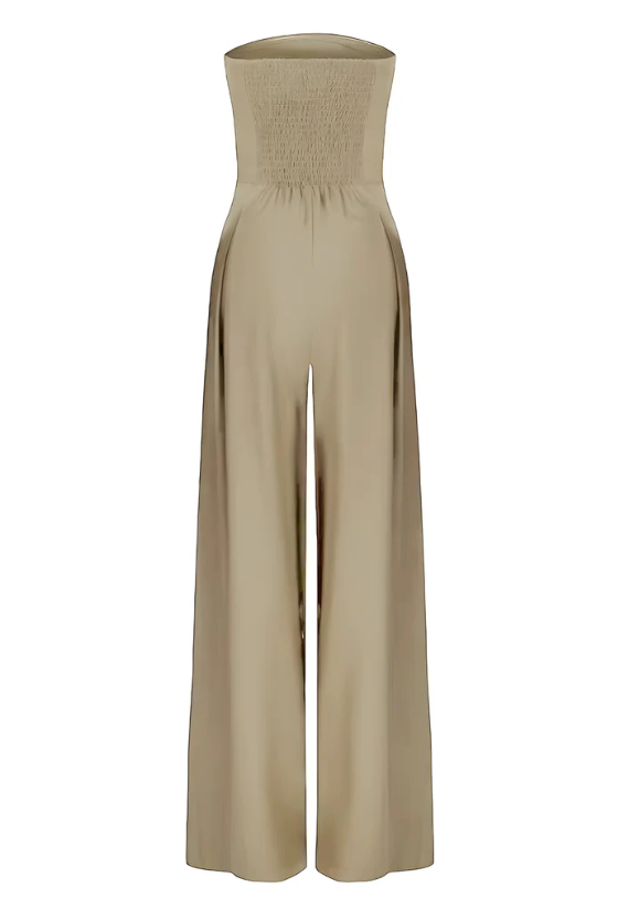 Anaya™ | Casual Tube Top & Wide-Leg Pants Jumpsuit