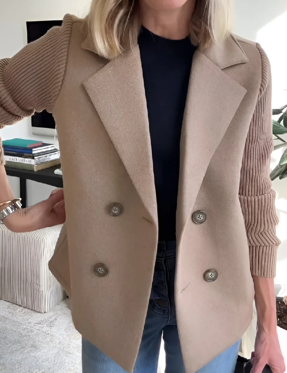 Kimora™ | Knitted Long Sleeve Coat Coat