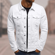 Jaden | Denim Shirt White
