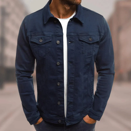 Jaden | Denim Shirt Navy Blue