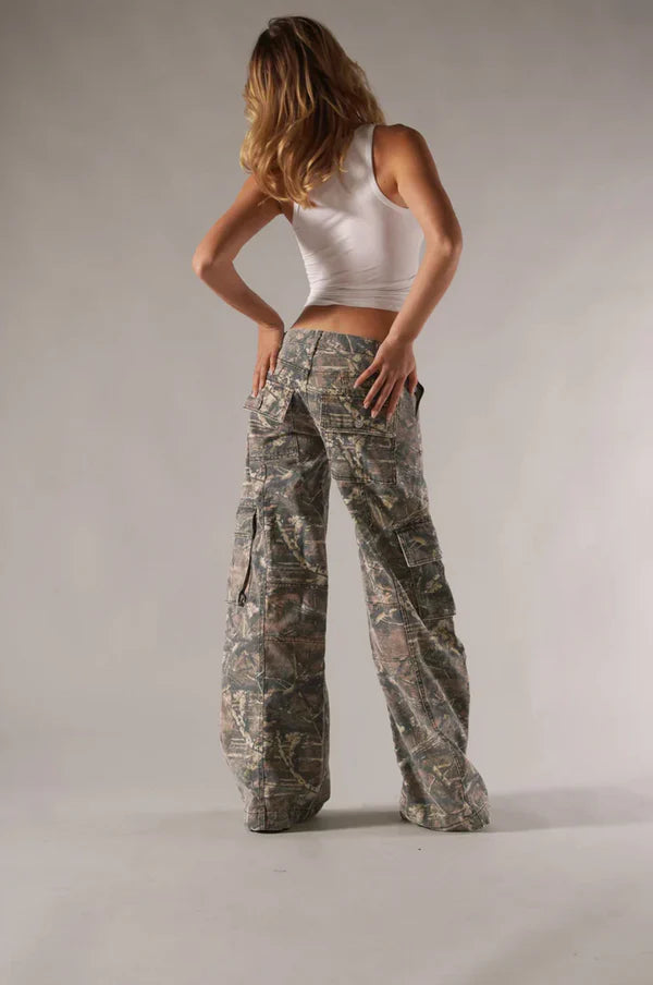 Unisex Camo Cargo Pants