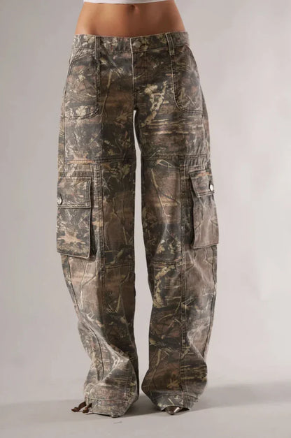 Unisex Camo Cargo Pants