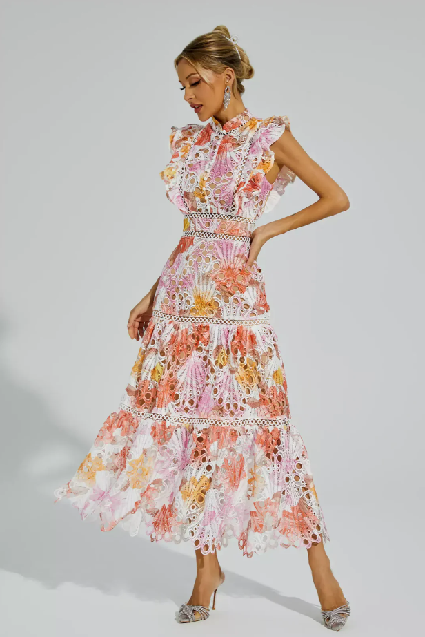 Hollow Sleeveless Maxi Dress Dresses