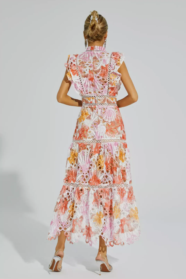 Hollow Sleeveless Maxi Dress Dresses