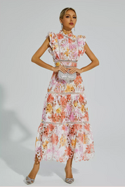 Hollow Sleeveless Maxi Dress Dresses