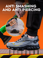 Bryce™ | Rotary Button Safety Trainer Shoes for Men Shoes