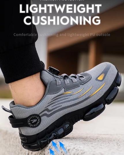 Bryce™ | Rotary Button Safety Trainer Shoes for Men Shoes