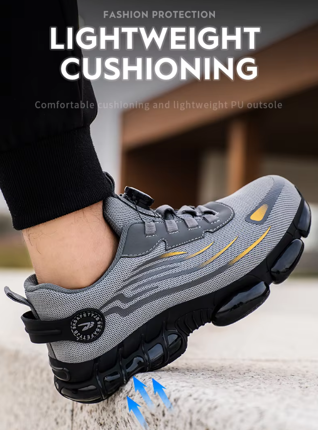 Bryce™ | Rotary Button Safety Trainer Shoes for Men Shoes