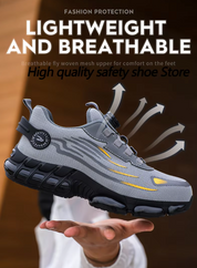 Bryce™ | Rotary Button Safety Trainer Shoes for Men Shoes