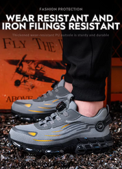 Bryce™ | Rotary Button Safety Trainer Shoes for Men Shoes
