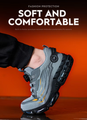 Bryce™ | Rotary Button Safety Trainer Shoes for Men Shoes