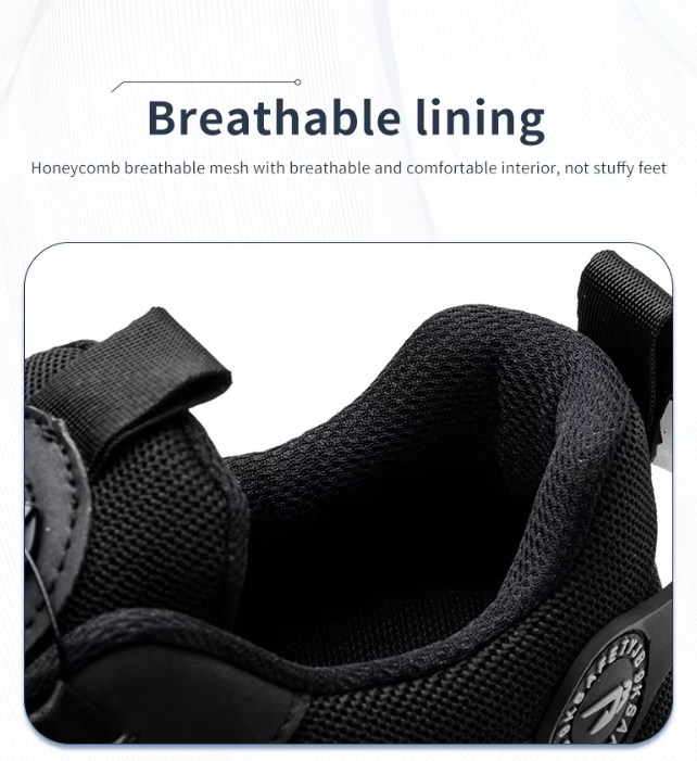 Bryce™ | Rotary Button Safety Trainer Shoes for Men Shoes