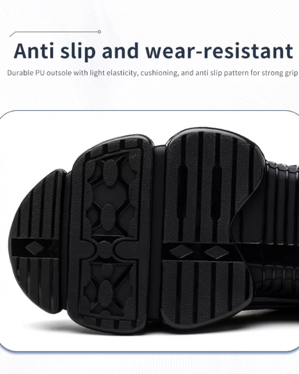 Bryce™ | Rotary Button Safety Trainer Shoes for Men Shoes