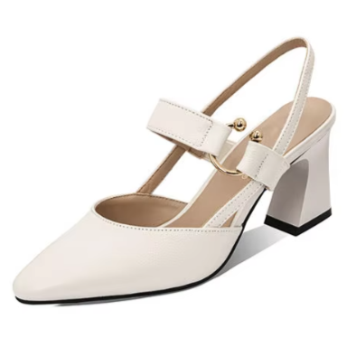 Caroline™ | Comfort Luxe Feels Heel Sandals Beige Shoes & Sandals