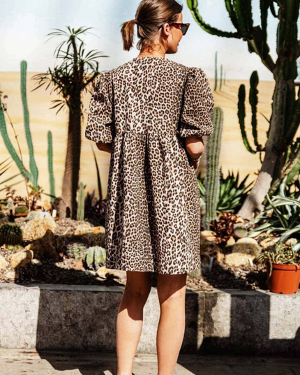 Kendall™ | Leopard Print Flirty & Flowing Sundress Dresses