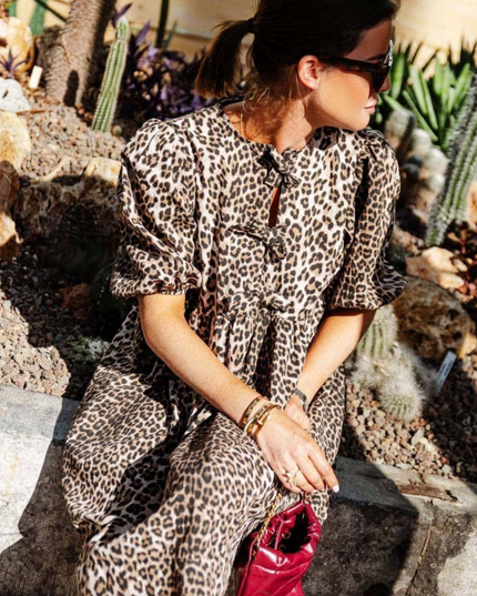 Kendall™ | Leopard Print Flirty & Flowing Sundress Dresses
