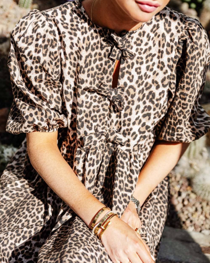 Kendall™ | Leopard Print Flirty & Flowing Sundress Dresses