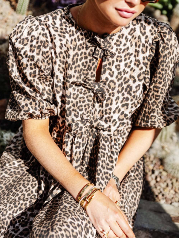 Kendall™ | Leopard Print Flirty & Flowing Sundress Dresses
