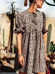 Kendall™ | Leopard Print Flirty & Flowing Sundress Dresses