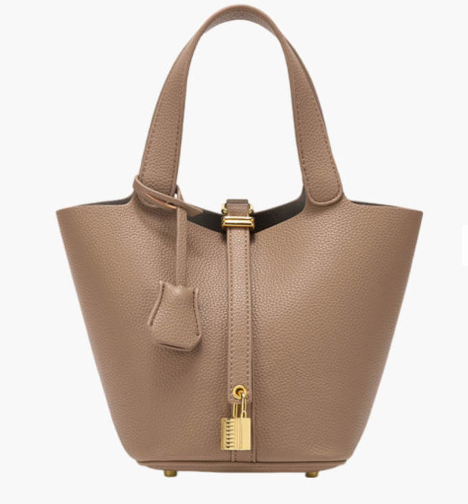 Pia | Handbag Taupe Bag
