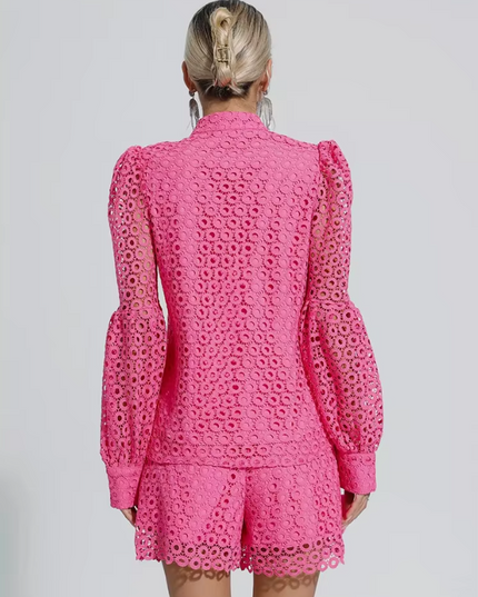 Selah™ | Hollow Flower Leg-Lengthening Suit Dresses
