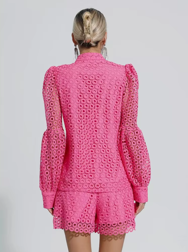 Selah™ | Hollow Flower Leg-Lengthening Suit Dresses