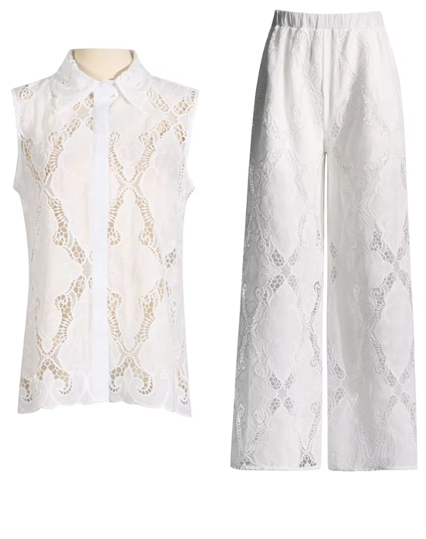 Talia™ | Lapel Embroidered Tummy-Tucking Suit Dresses