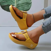 Monroe | Stability-Enhancing Therapeutic Sandals Yellow Shoes & Sandals